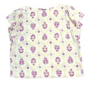 Ann Tylor Women’s Short Sleeve Floral Top Size XL